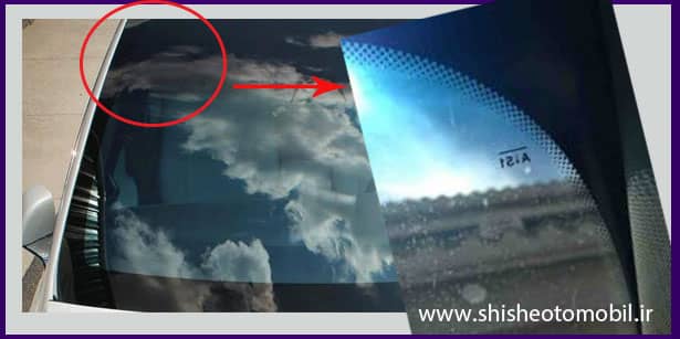 حاشیه ی مشکلی دور شیشه خودرو 6 نوار مشکی دور شیشه